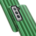Olive Green Bold Stripes