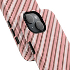 Angelina Stripes | Pink - MagSafe iPhone Case