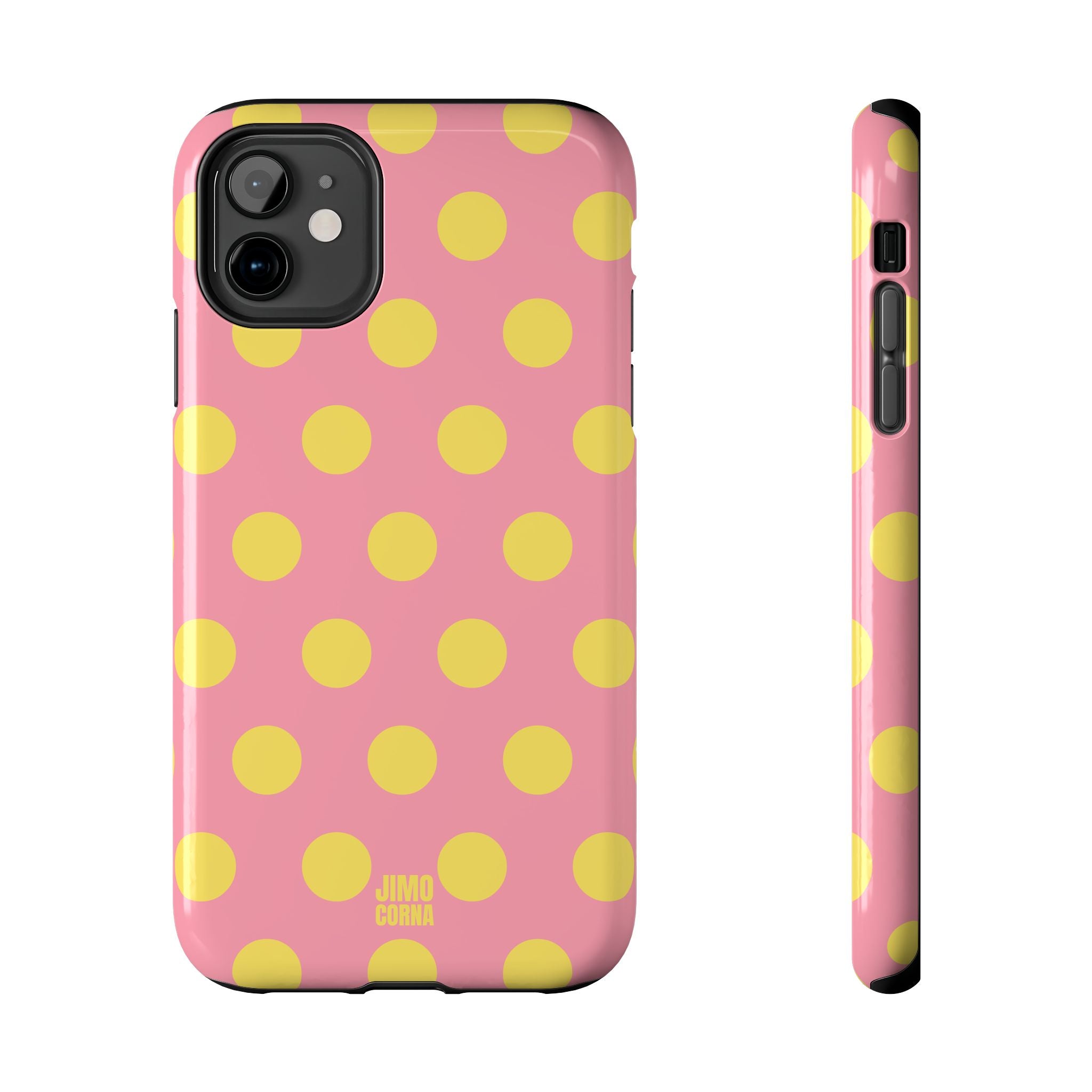 Big Polka Dot | Pink and Yellow