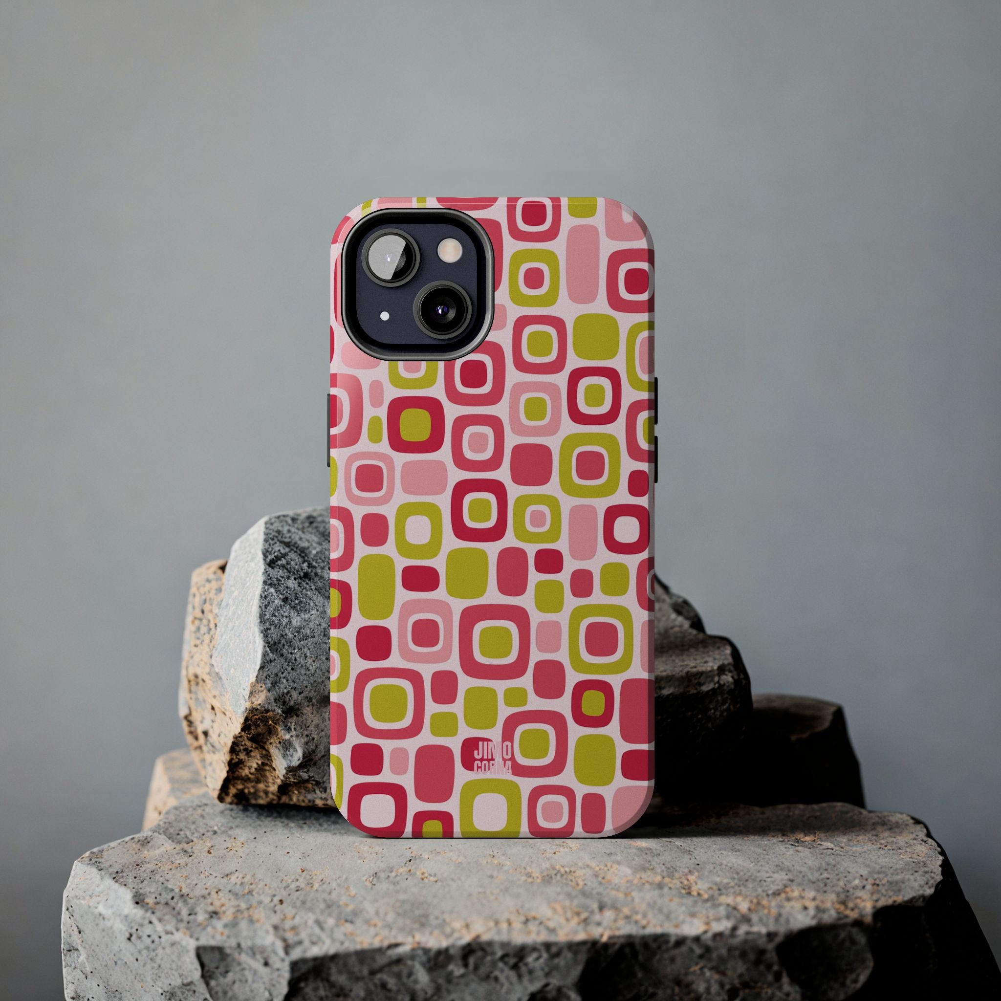 Bubble Pop Geometry iPhone Case