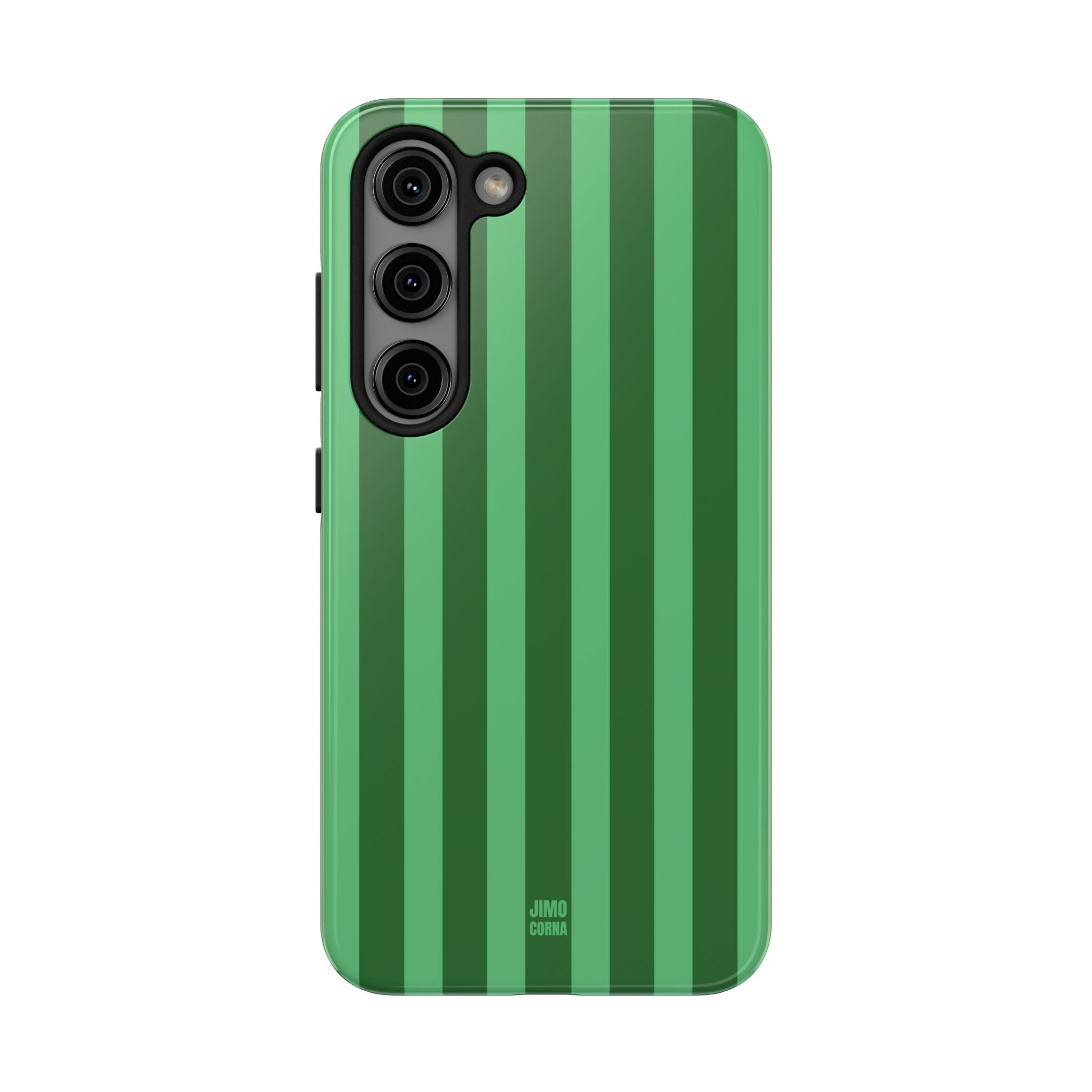 Olive Green Bold Stripes