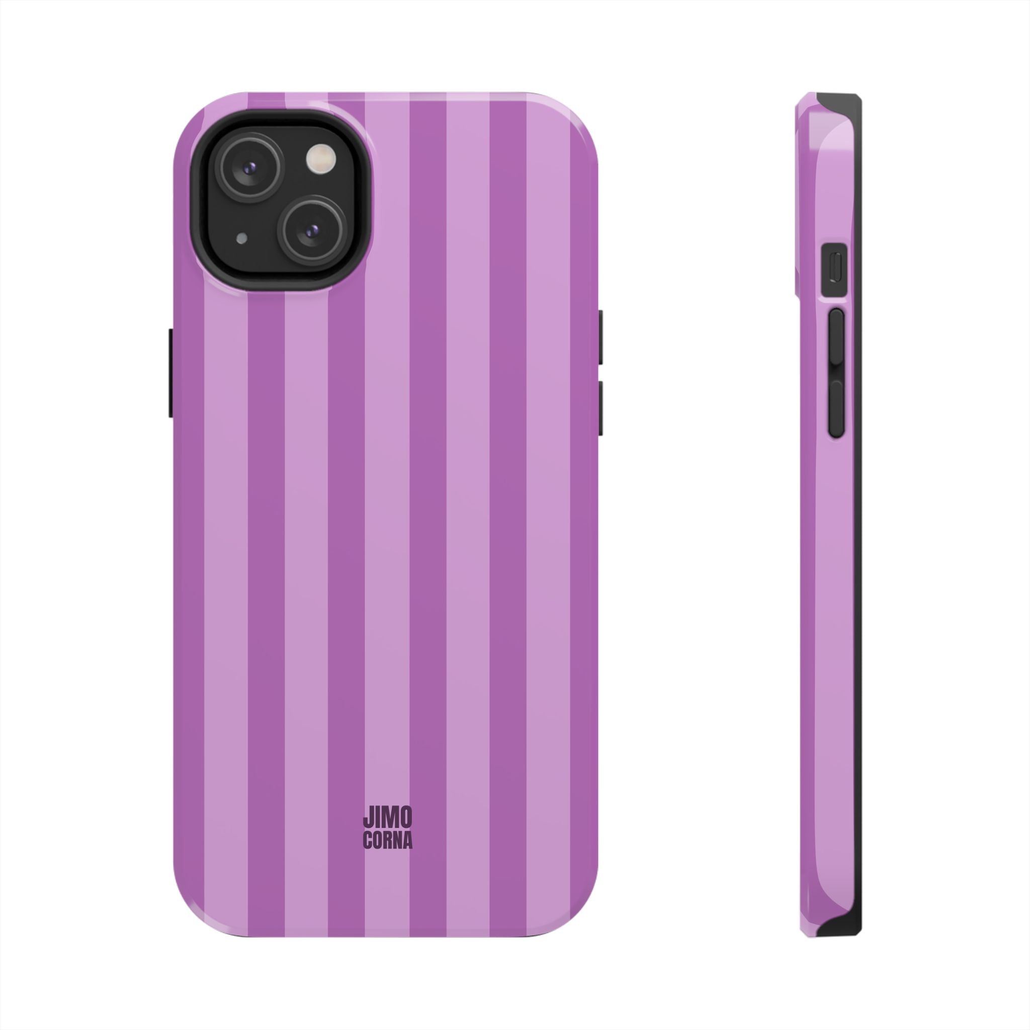 Bold Stripes iPhone Case | Plum