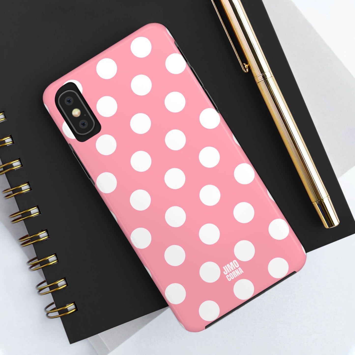 Big Polka Dot | Pink and White