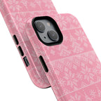 Holiday Knit | Pink MagSafe iPhone Case