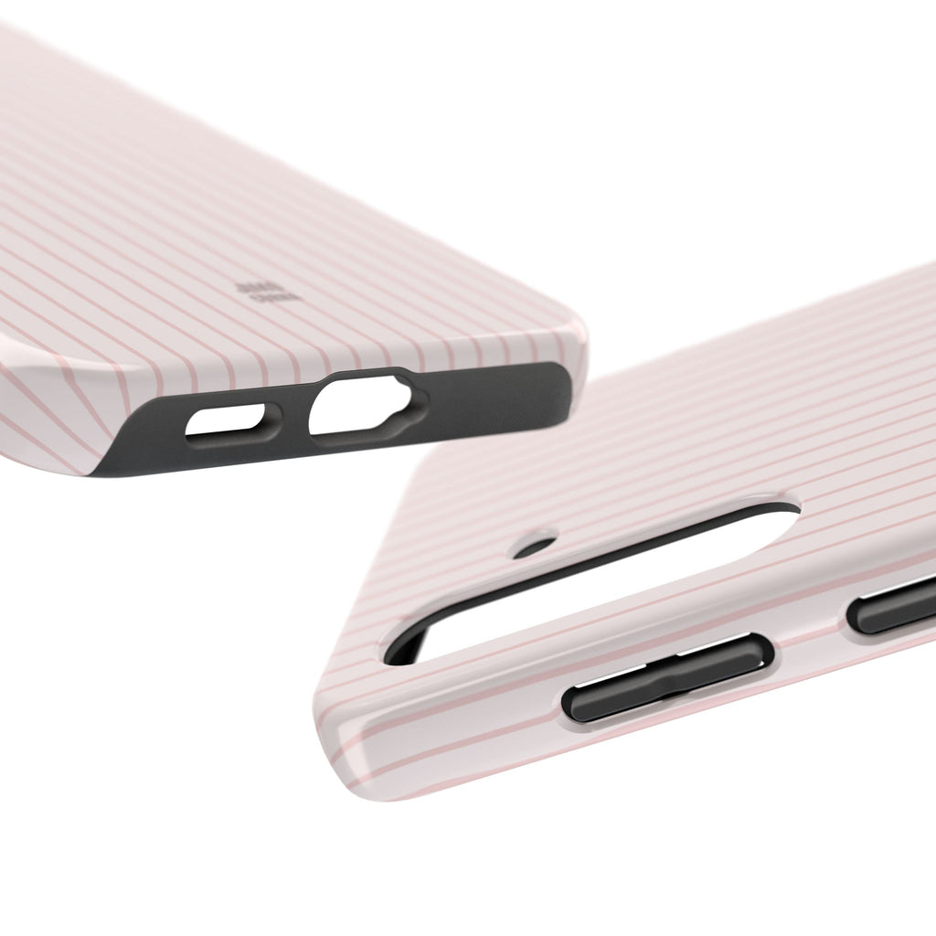 Baby Pink Soft Stripes