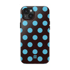 Big Polka Dot | Brown and Blue