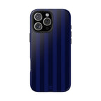 Navy Blue Bold Stripes