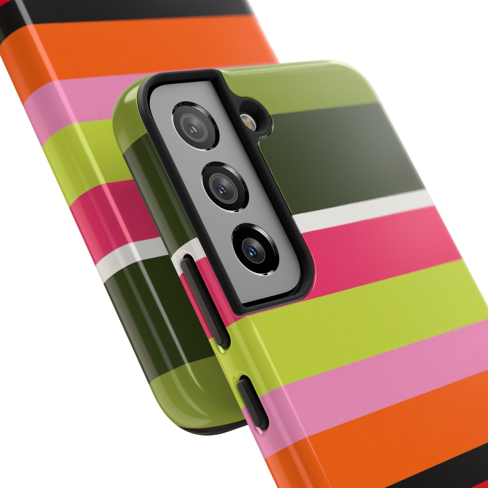 Berry Citrus Stripe Samsung Galaxy Case