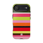Berry Citrus Stripe MagSafe iPhone Case