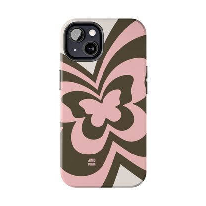 Pink Retro Butterfly