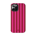 Strawberry Burst Bold Stripes