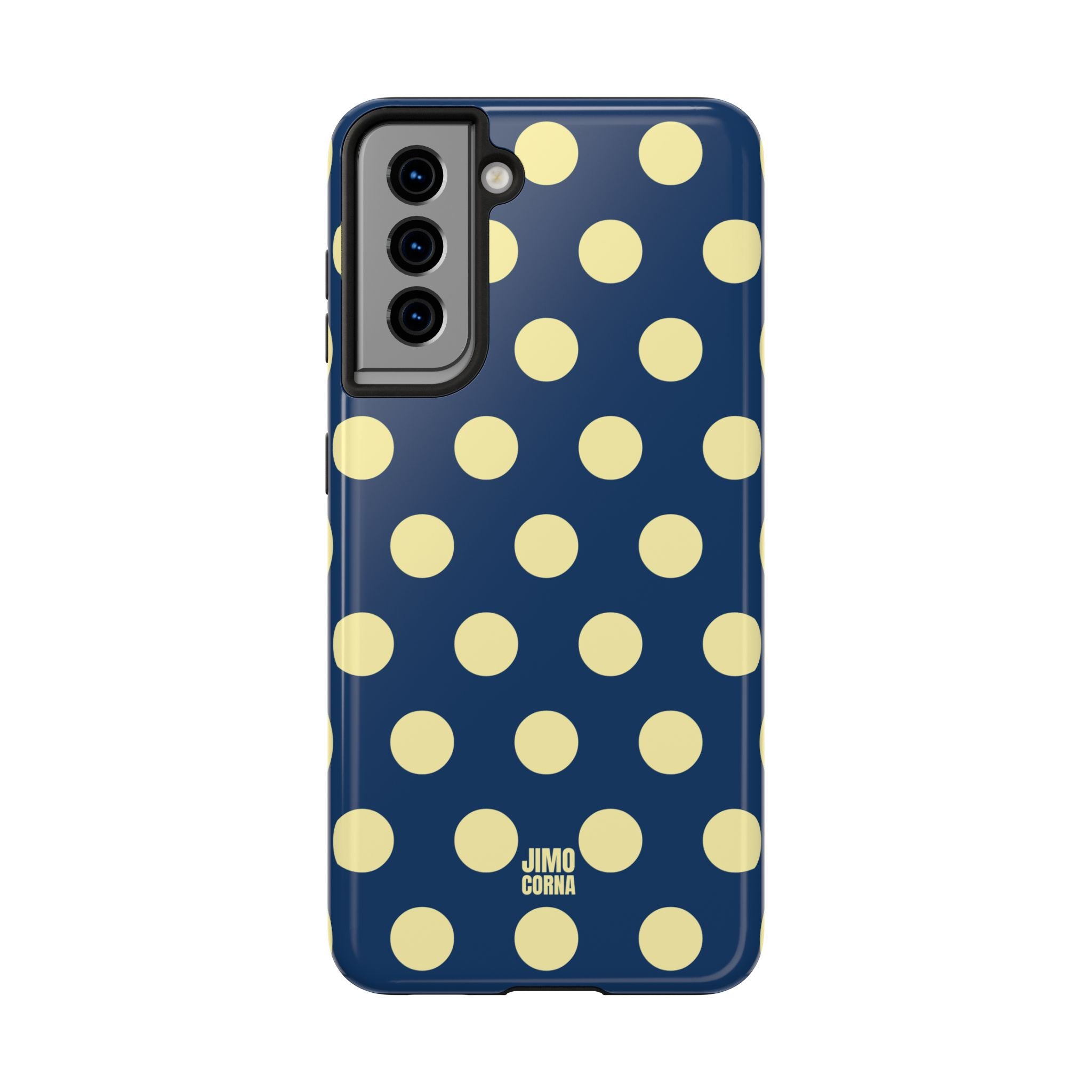 Big Polka Dot | Blue and Cream