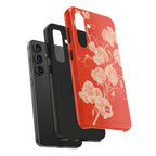 Red Flora Samsung Galaxy Case