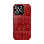 Holiday Knit | Red MagSafe iPhone Case