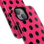 Big Polka Dot | Hot Pink and Black