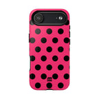 Big Polka Dot | Hot Pink and Black