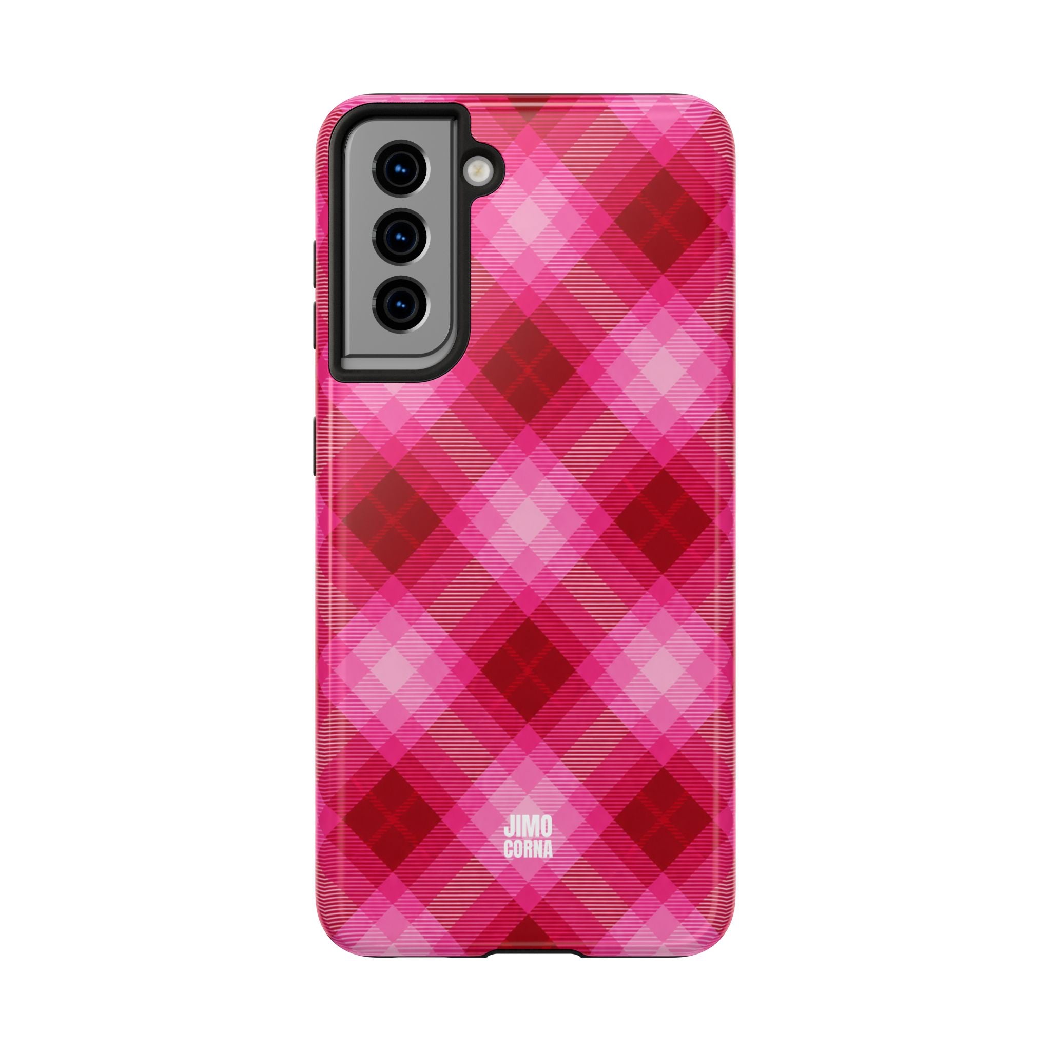 Pink Picnic Plaid Samsung Galaxy Case