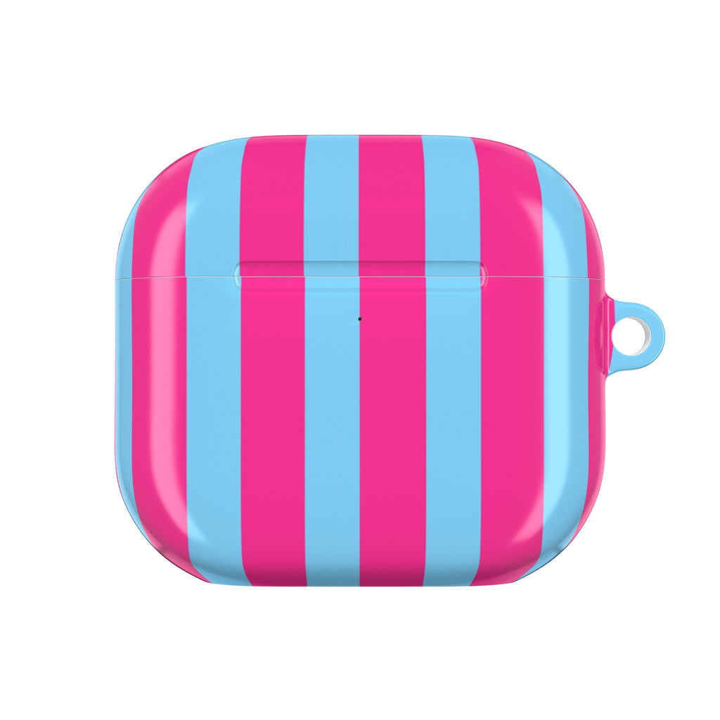 Bold Stripes AirPods Case | Cotton Candy