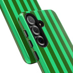 Bold Stripes Samsung Galaxy Case | Olive Green