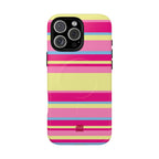 Lemonberry Stripe MagSafe iPhone Case