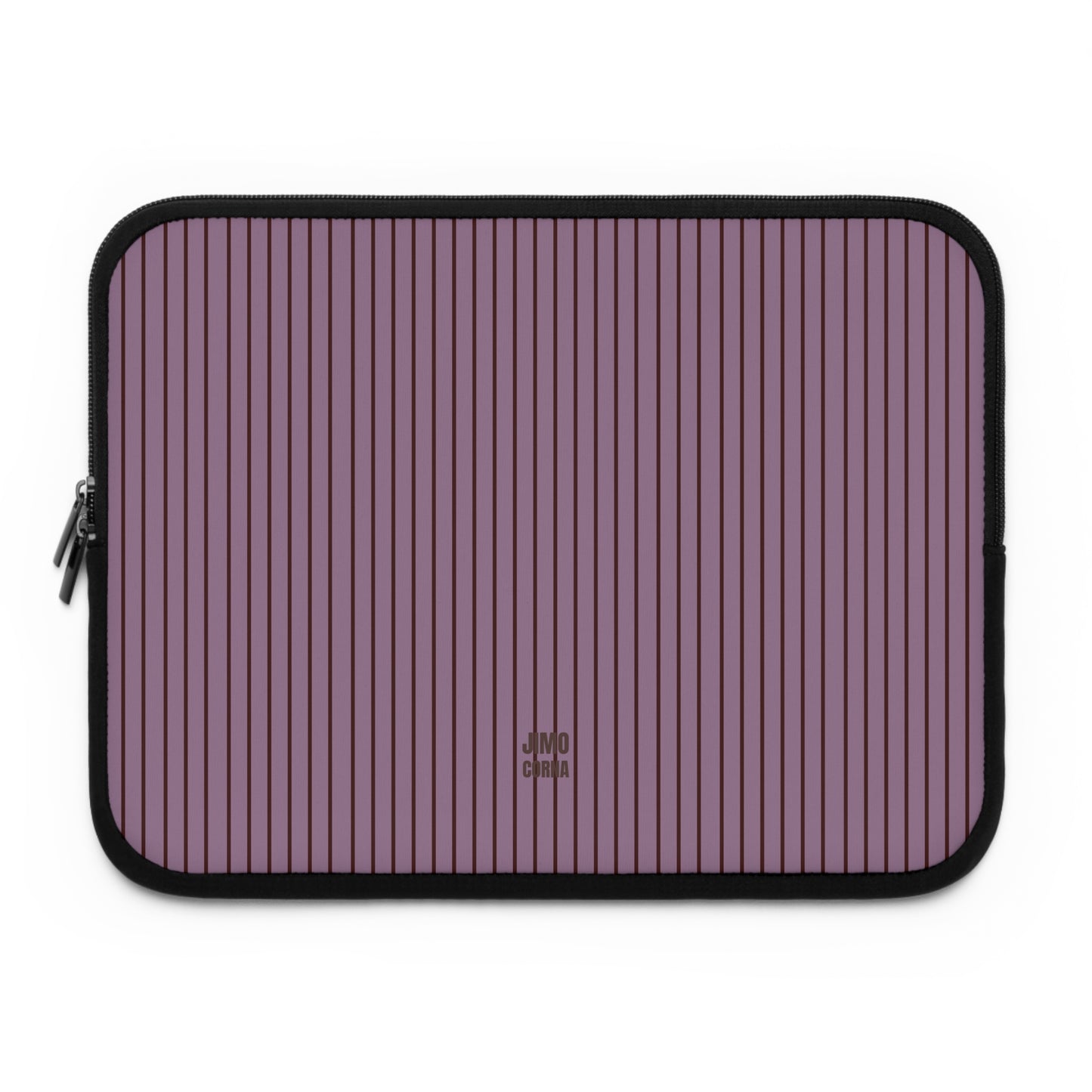 Plum Soft Stripes Laptop Sleeve