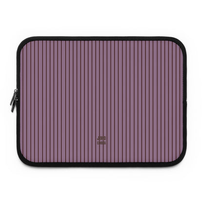 Plum Soft Stripes Laptop Sleeve