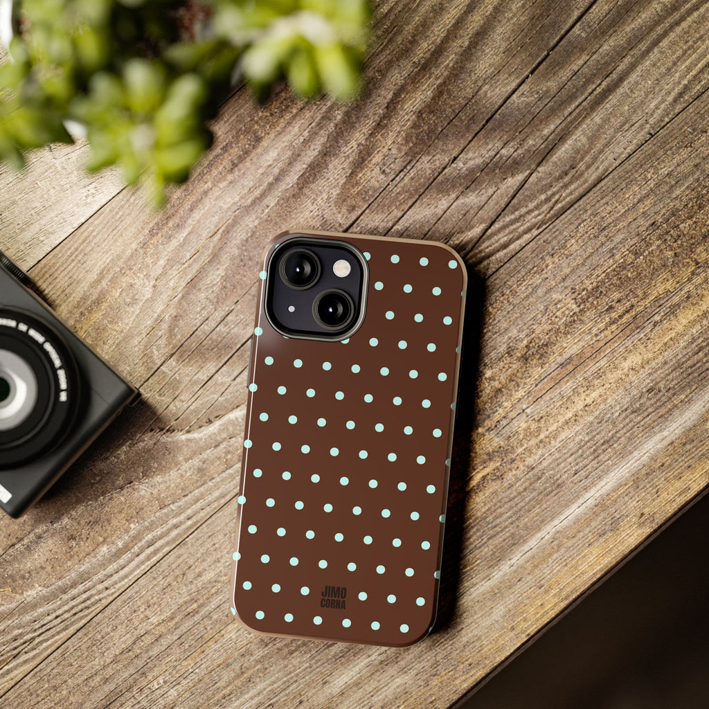 Polka Dot | Brown and Blue