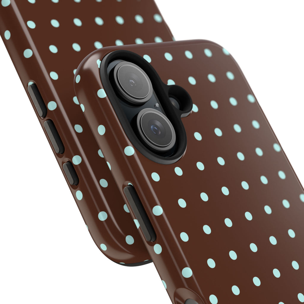 Polka Dot | Brown and Blue