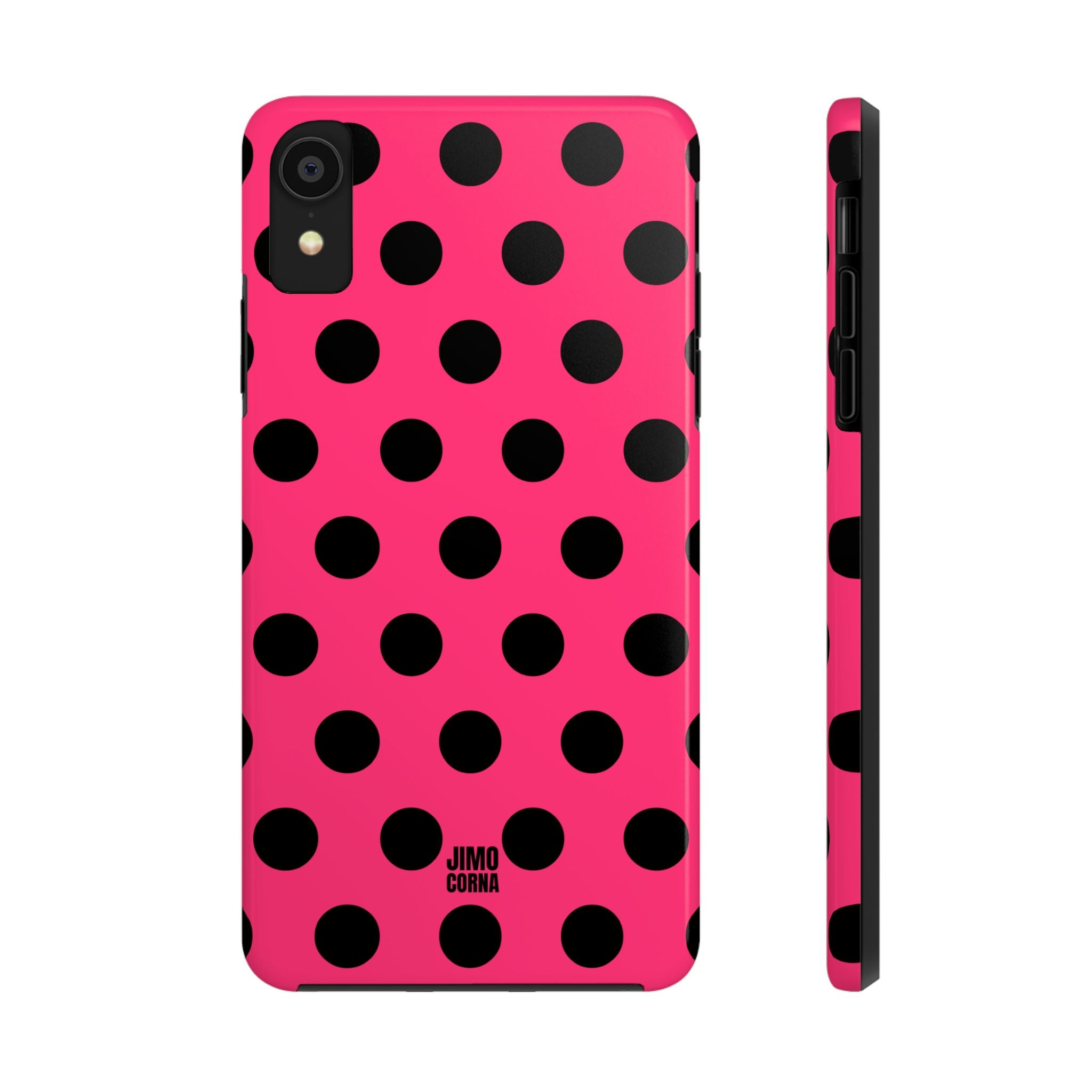 Big Polka Dot | Hot Pink and Black