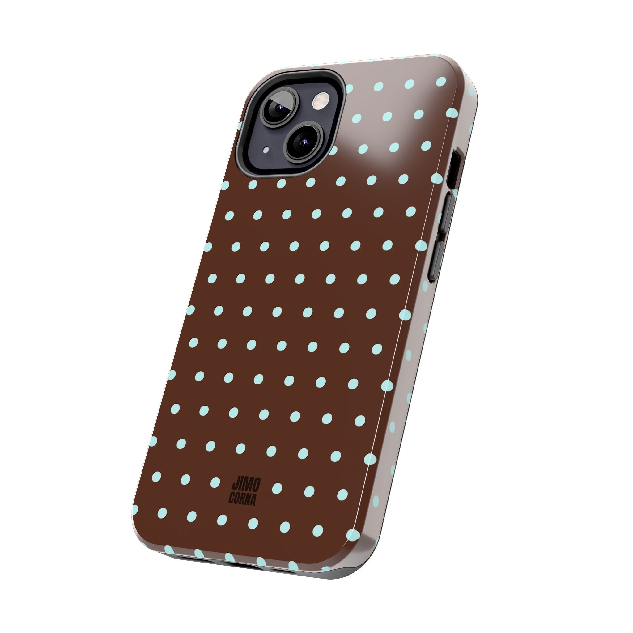 Polka Dot | Brown and Blue
