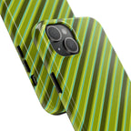 Angelina Stripes | Olive - iPhone Case