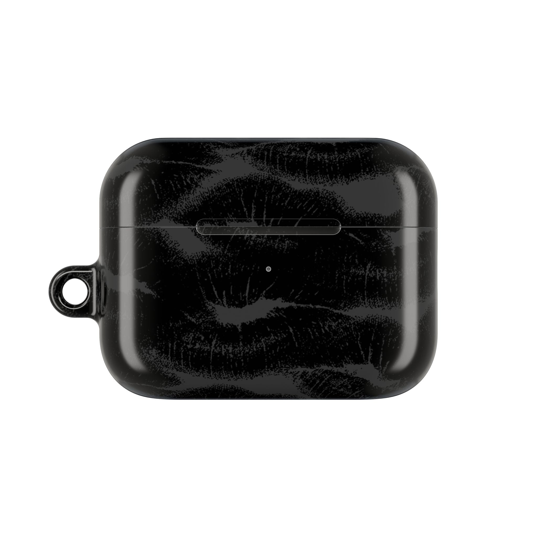 Black Lipstick Kisses AirPods Case