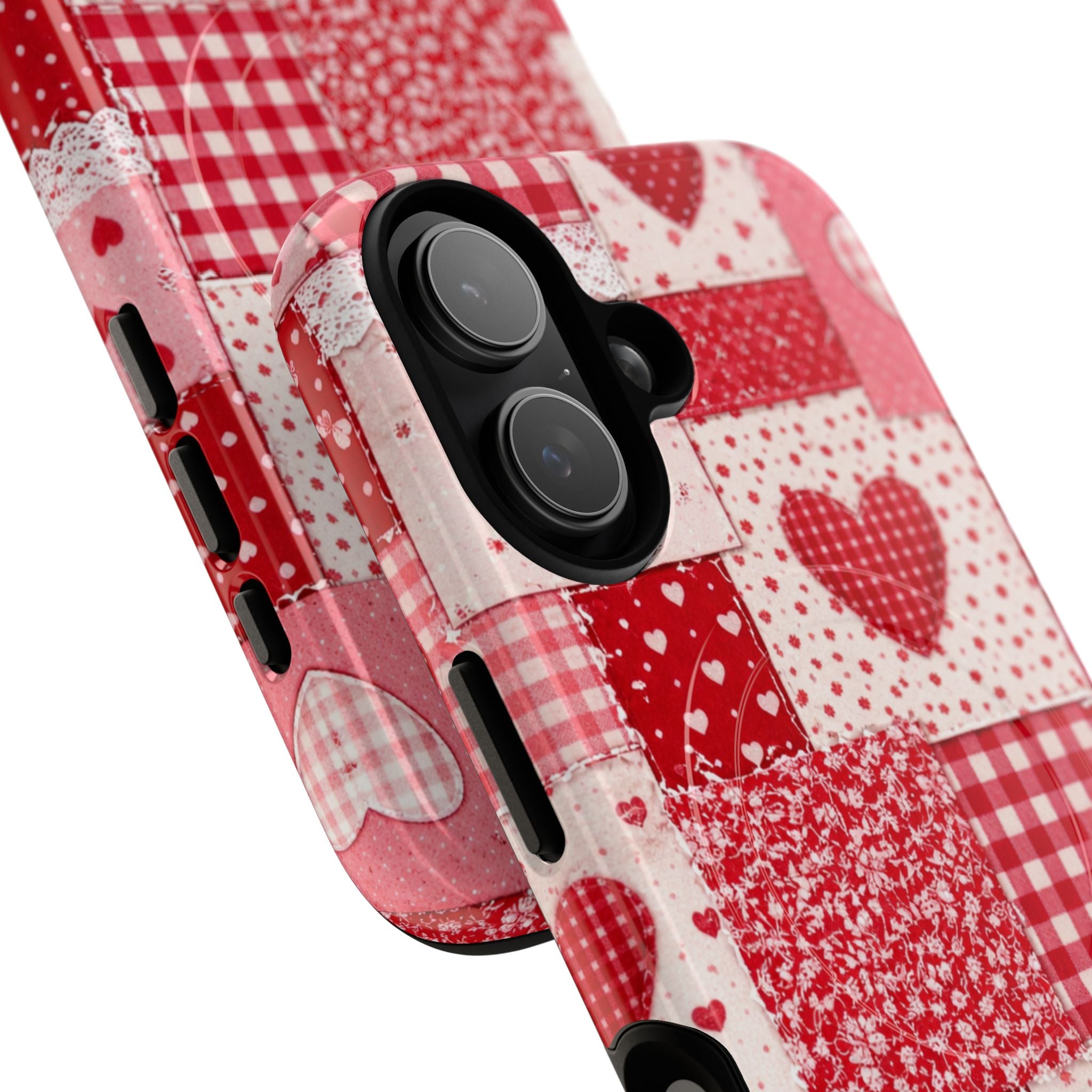 Patchwork Heart MagSafe iPhone Case