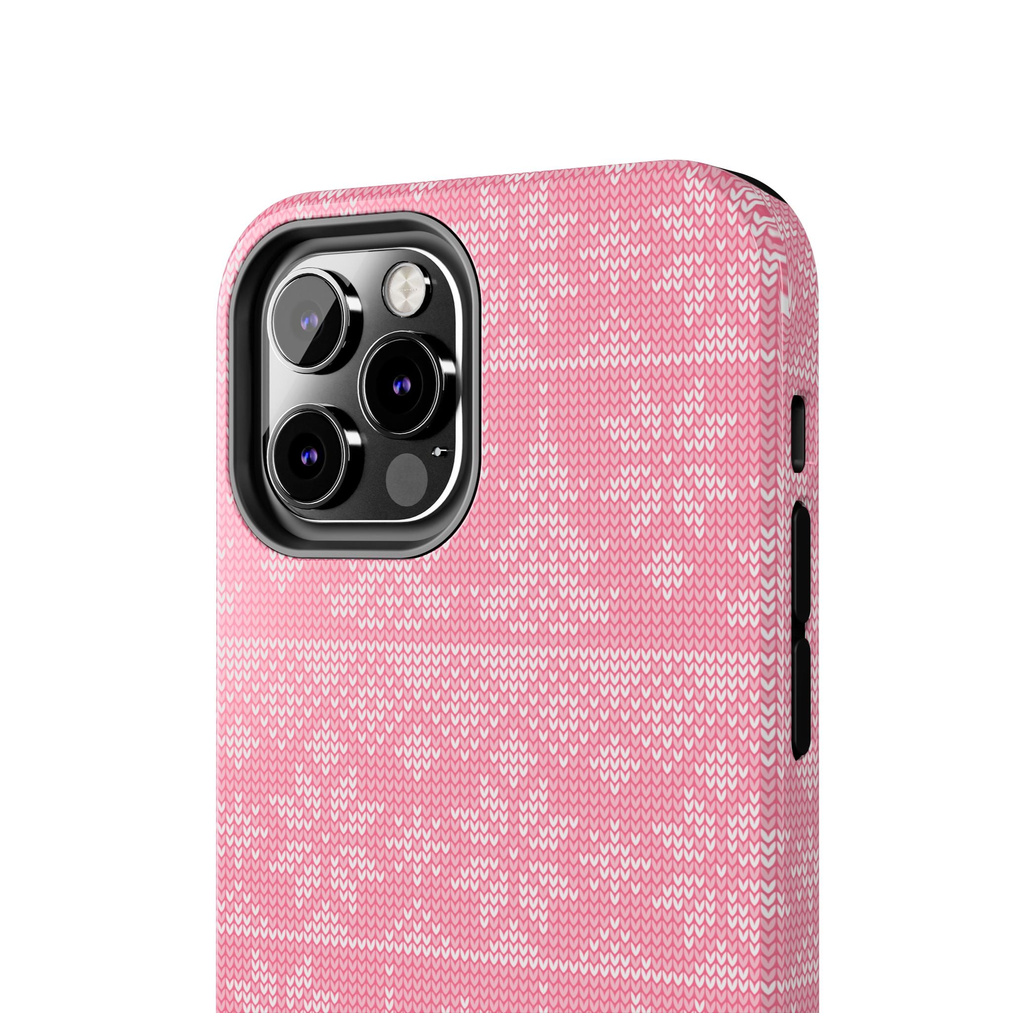 Holiday Knit | Pink iPhone Case