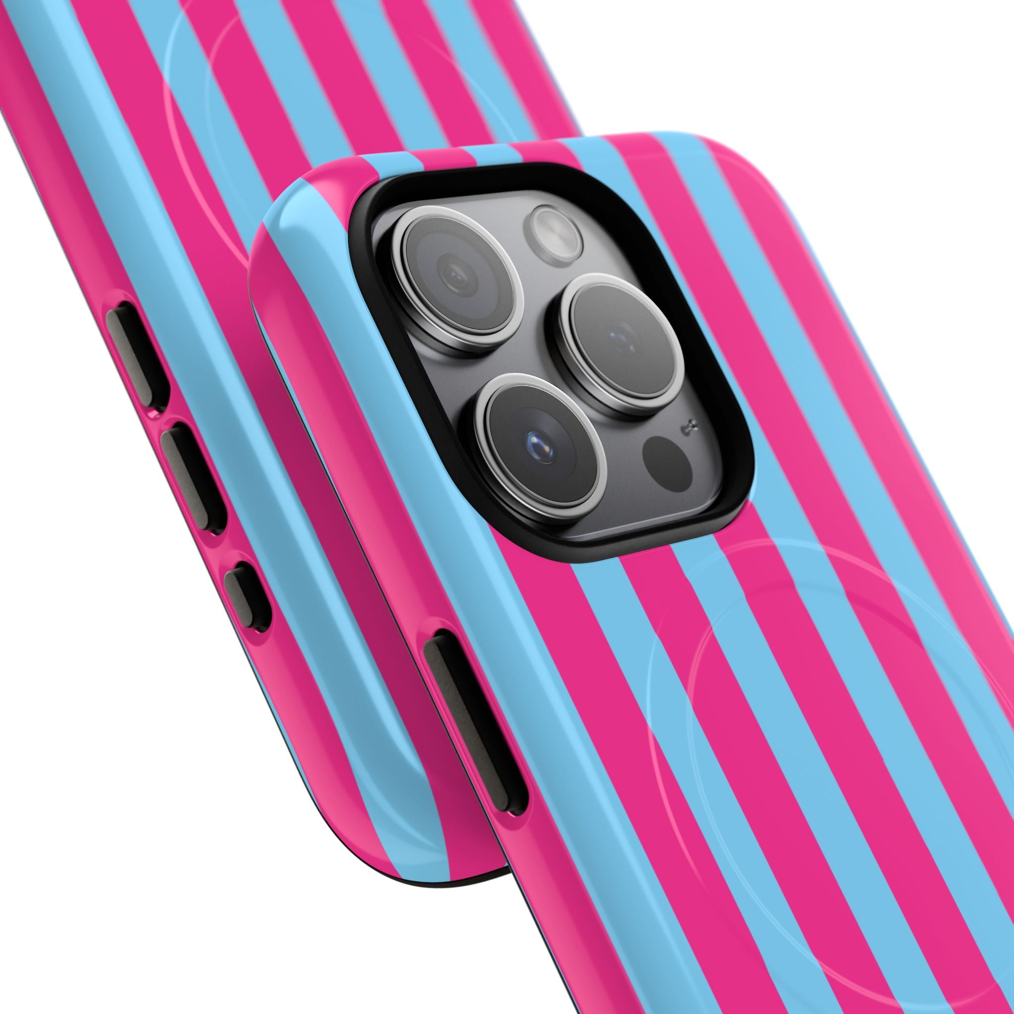 Bold Stripes MagSafe iPhone Case | Cotton Candy