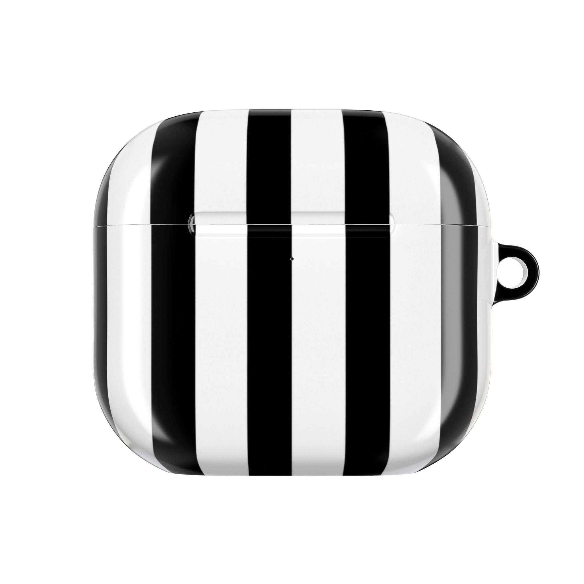 Bold Stripes AirPods Case | Black and White
