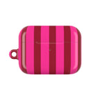 Bold Stripes AirPods Case | Strawberry Burst
