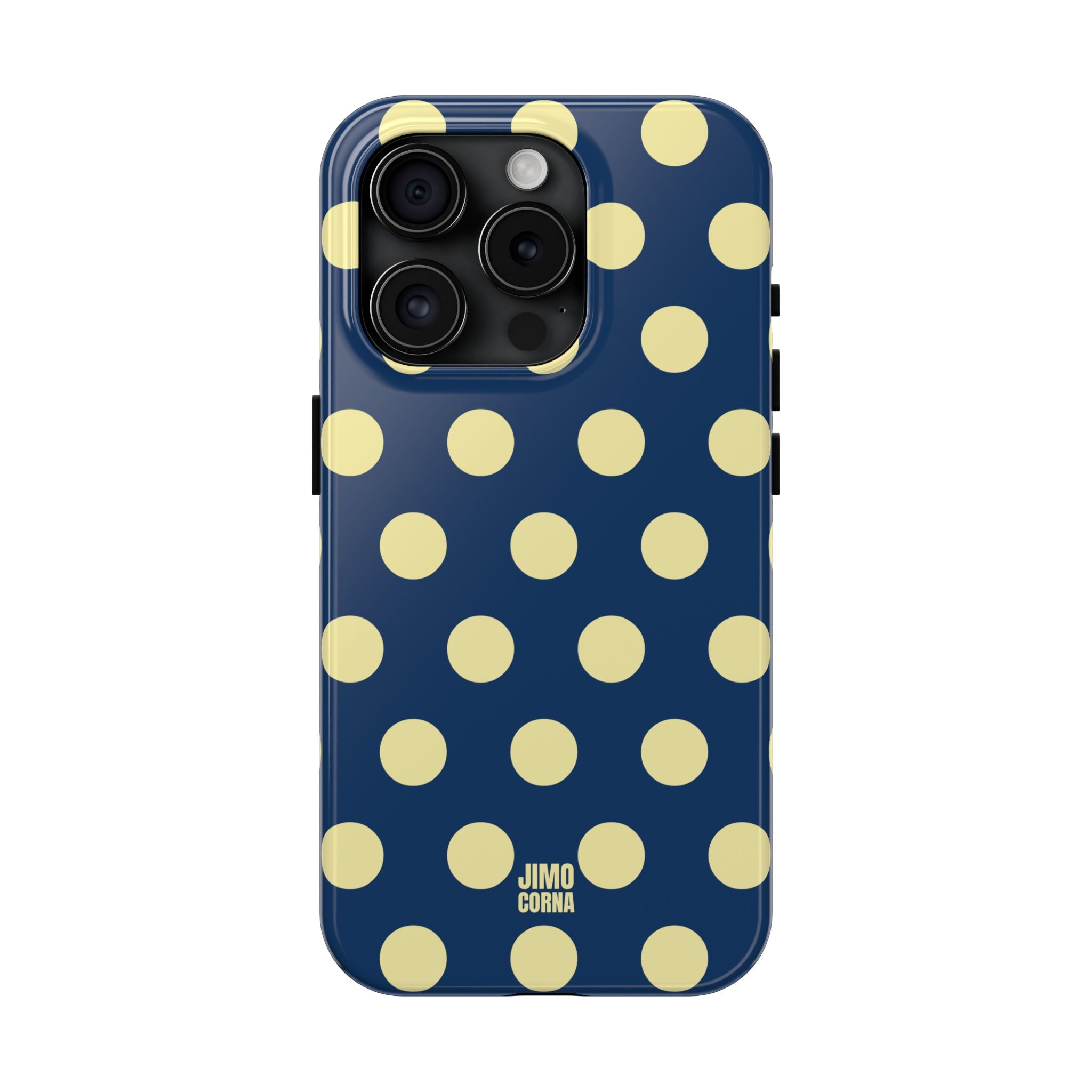 Big Polka Dot | Blue and Cream