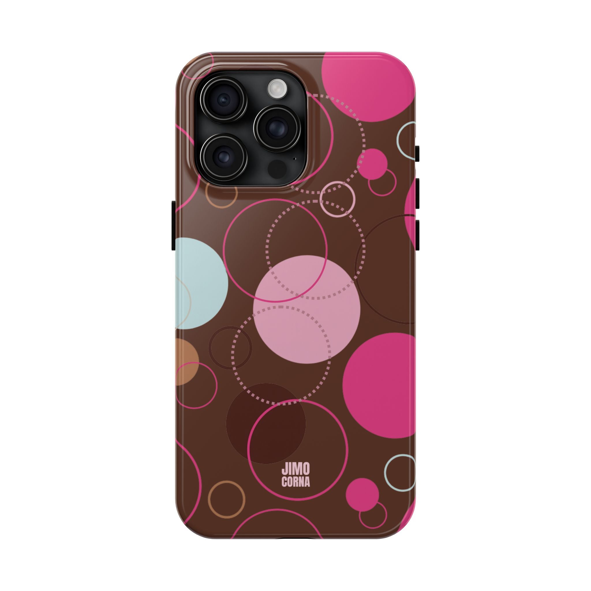 Spiral Pop iPhone Case | Brown