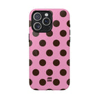 Big Polka Dot | Pink and Black