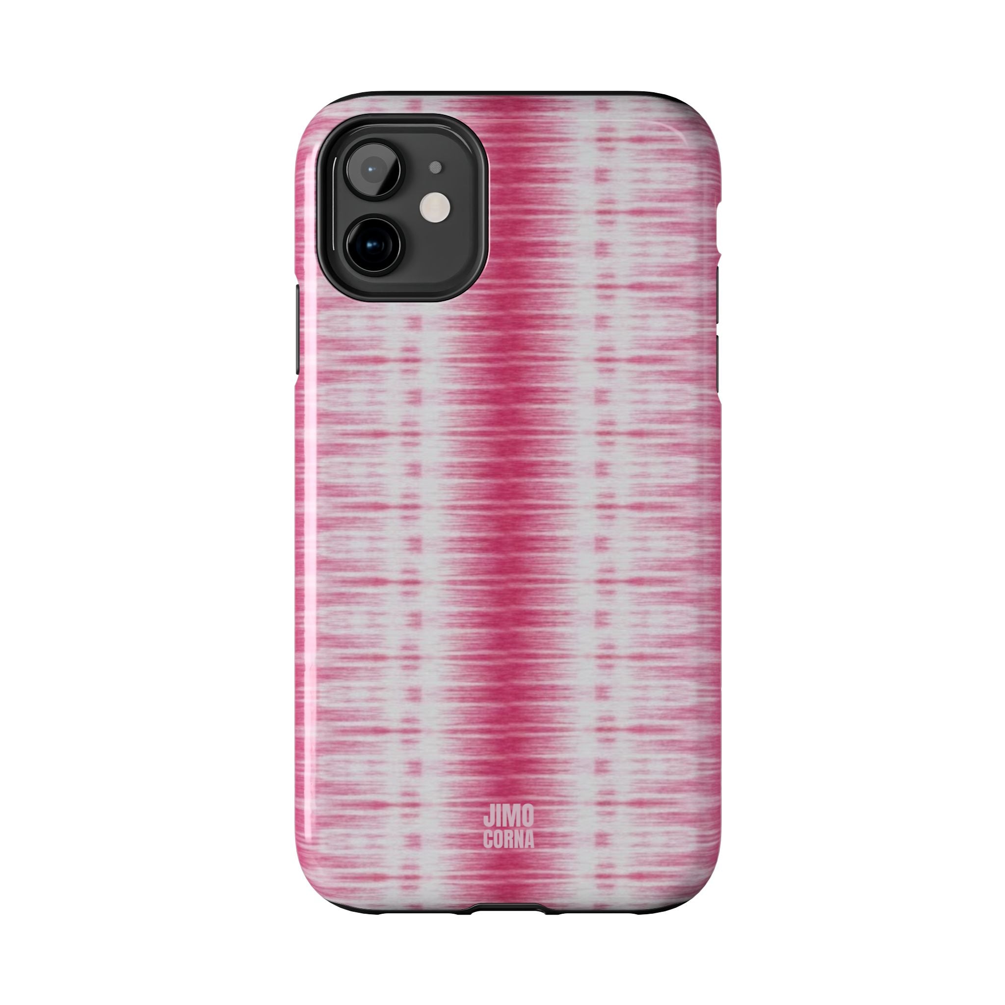Pink Woven Texture iPhone Case