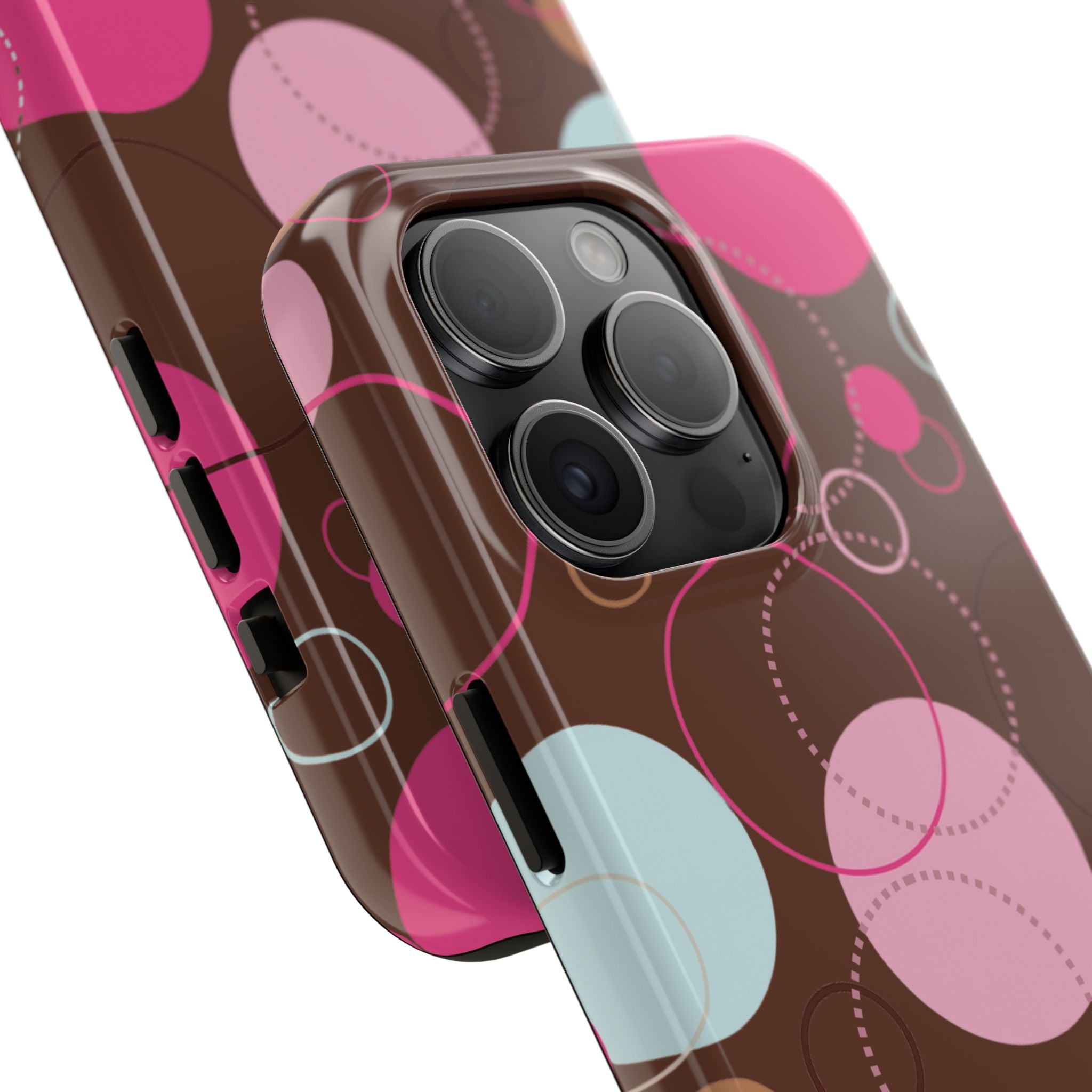 Spiral Pop iPhone Case | Brown