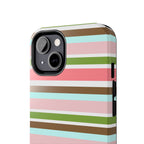 Sweet Candy Stripes iPhone Case