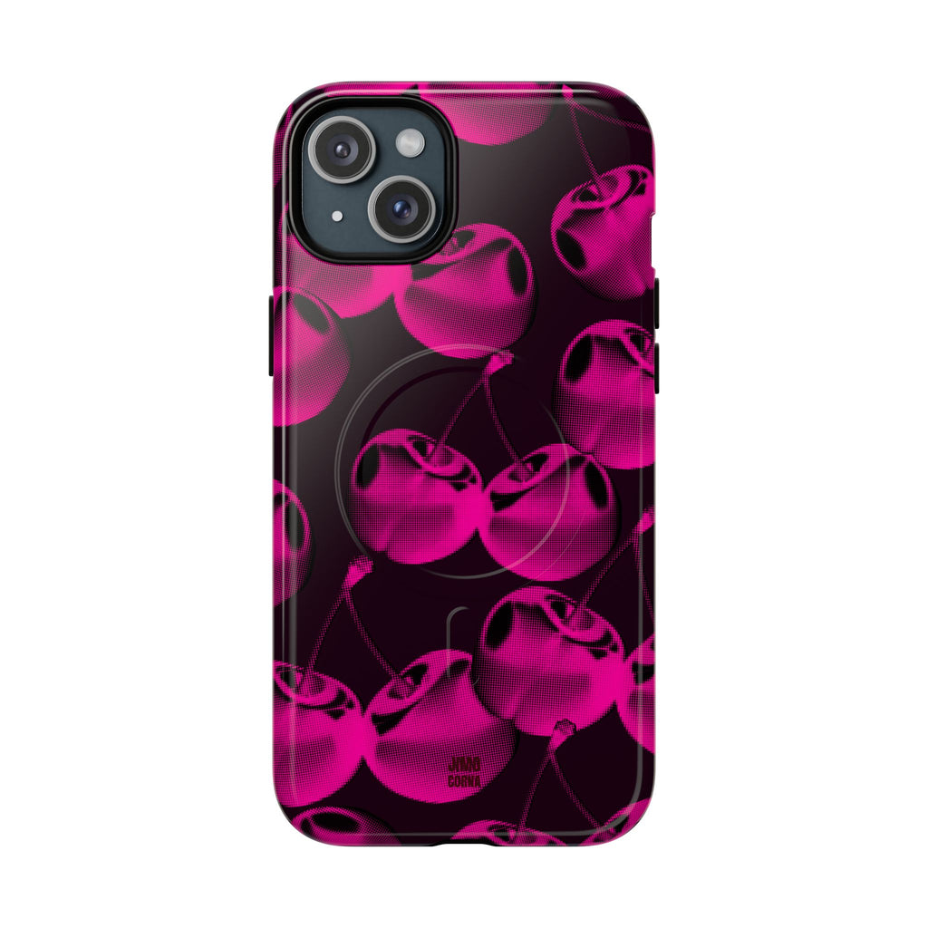 Pink Retro Cherries