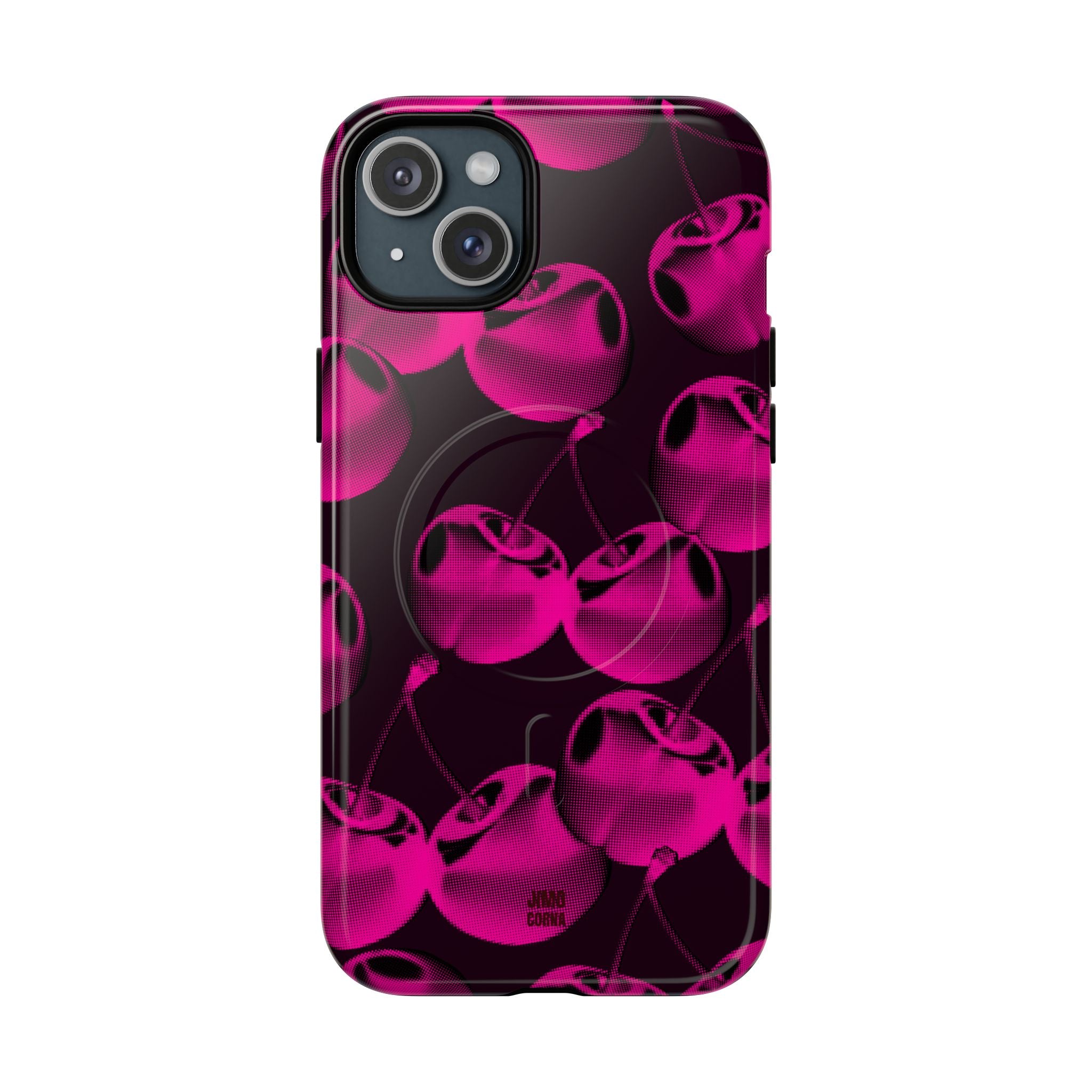 Pink Retro Cherries