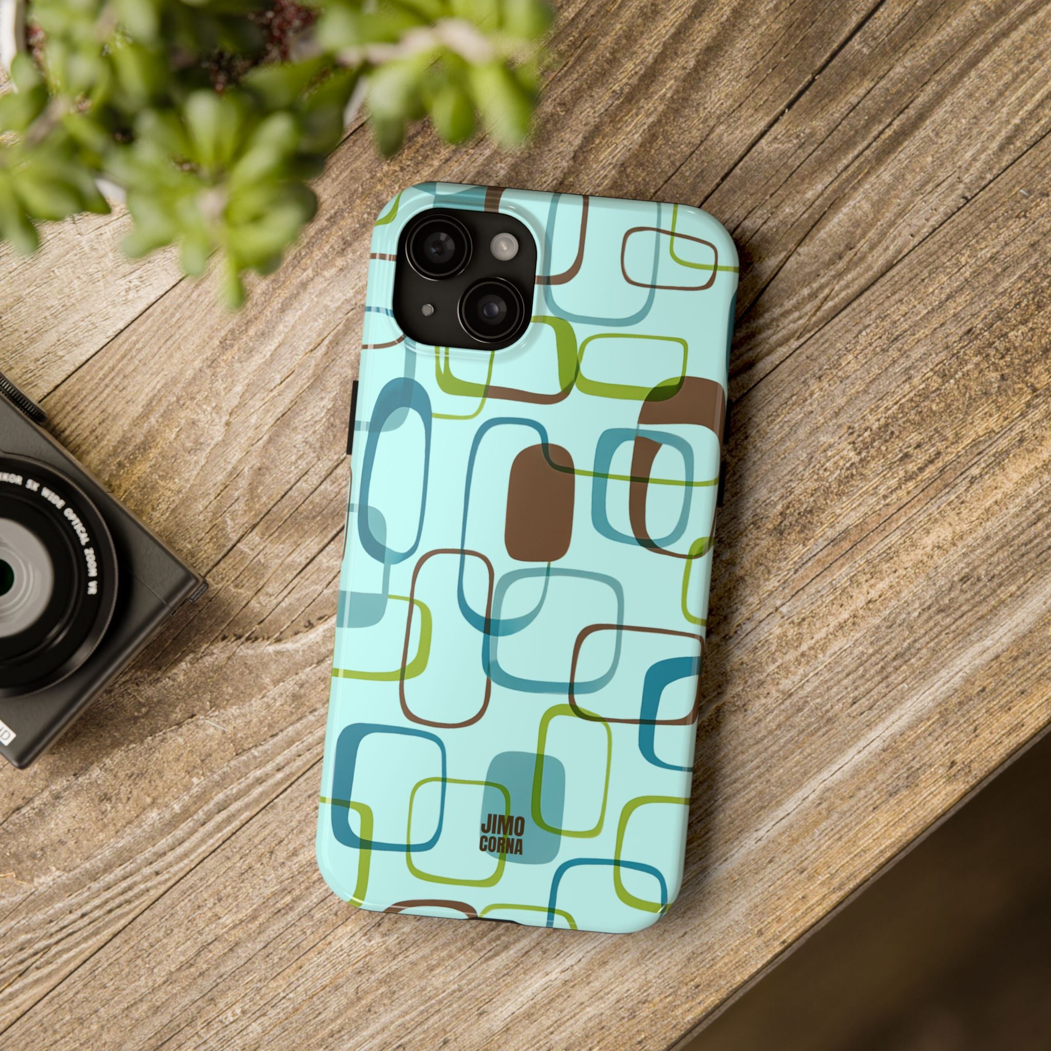 Coast Blocks iPhone Case | Mint