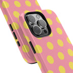 Big Polka Dot | Pink and Yellow