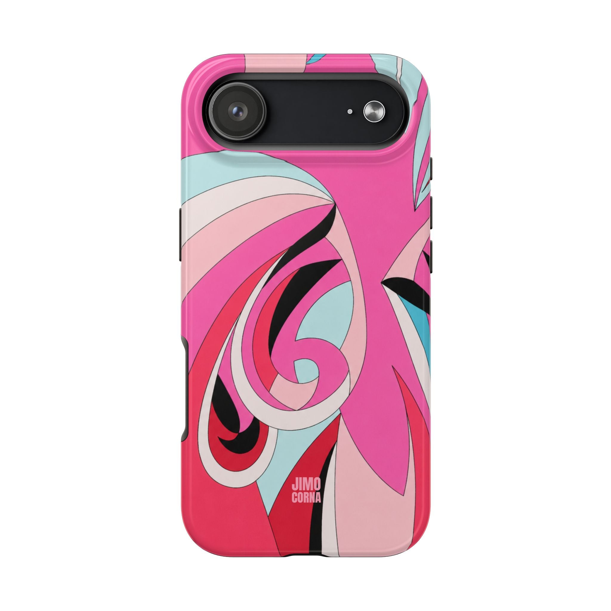 Pink Tropic Swirl iPhone Case