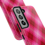 Pink Picnic Plaid Samsung Galaxy Case