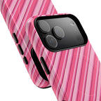 Angelina Stripes | Hot Pink - MagSafe iPhone Case